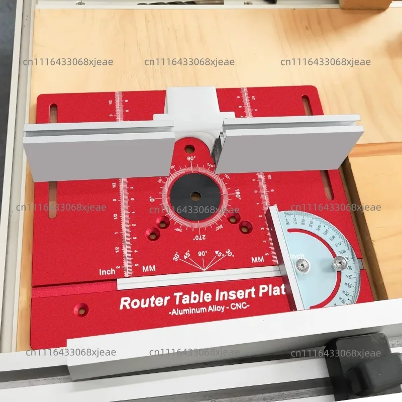New Router Table Insert Plate Set, Router Lifts for Router Table Insert Plate for Woodworking Slotting Trimming Chamfering Table