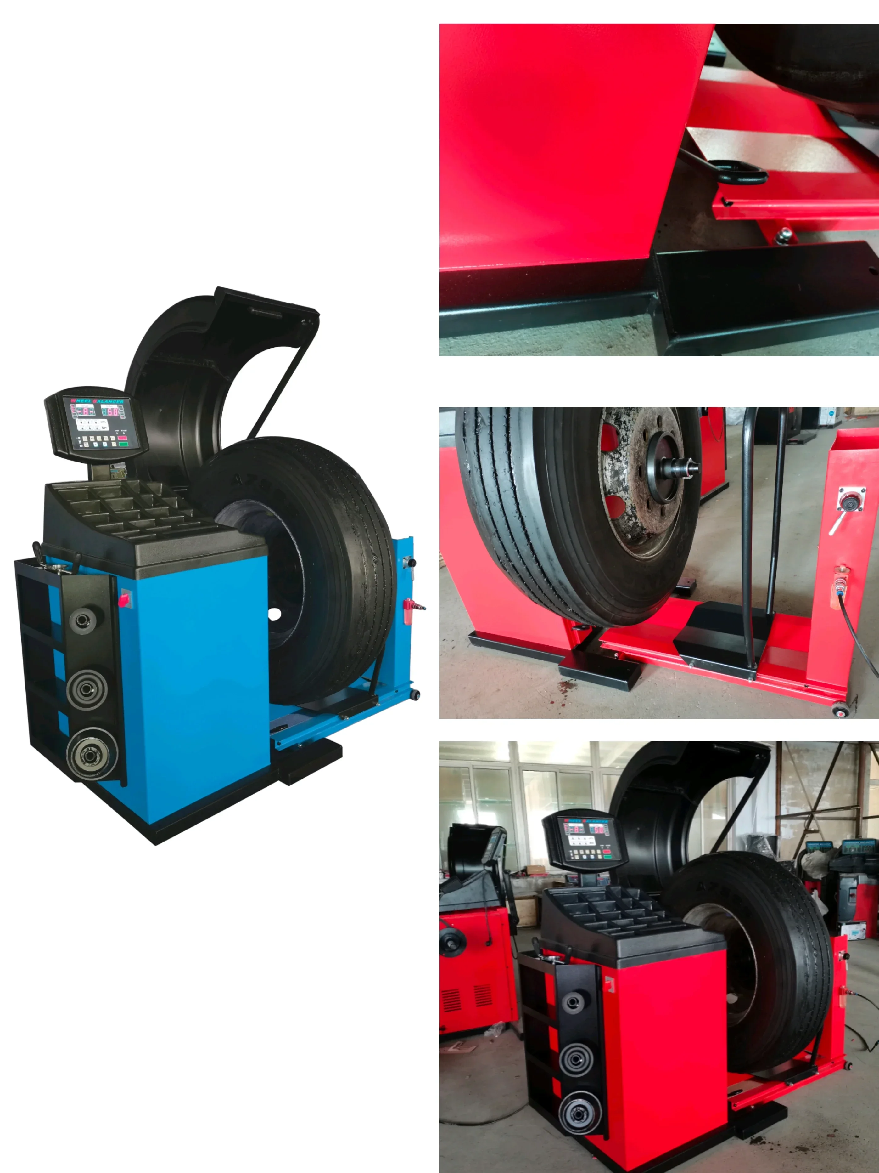 Hot Sale Vehicle Equiqment Tyre Changer Wheel Balancer 4 Post Car Lift 3d Wheel Alignment Equipment Full Set for Car Workshop