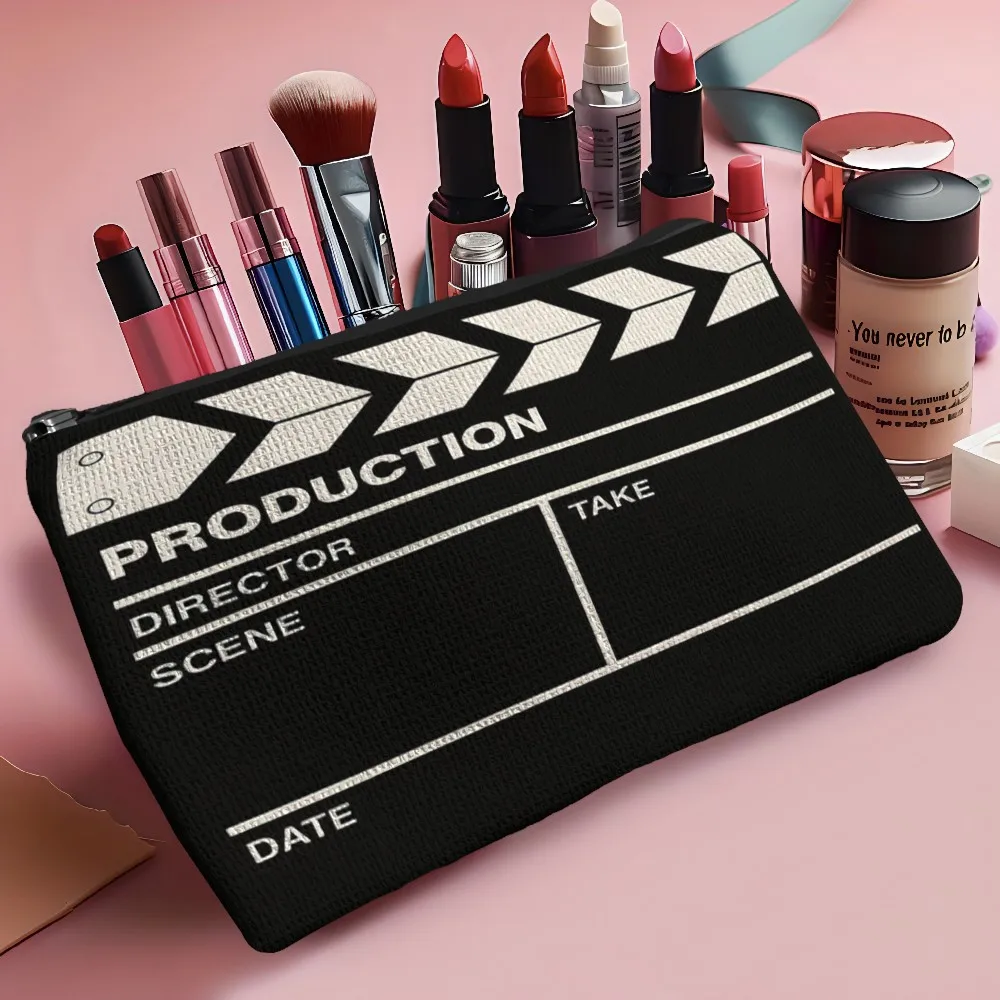A Movie-Inspired Makeup Bag - Cute Multi-functional Zipper Bag for Ladies, Jewelry Storage Bag, Perfect Travel Zipper Small Stor