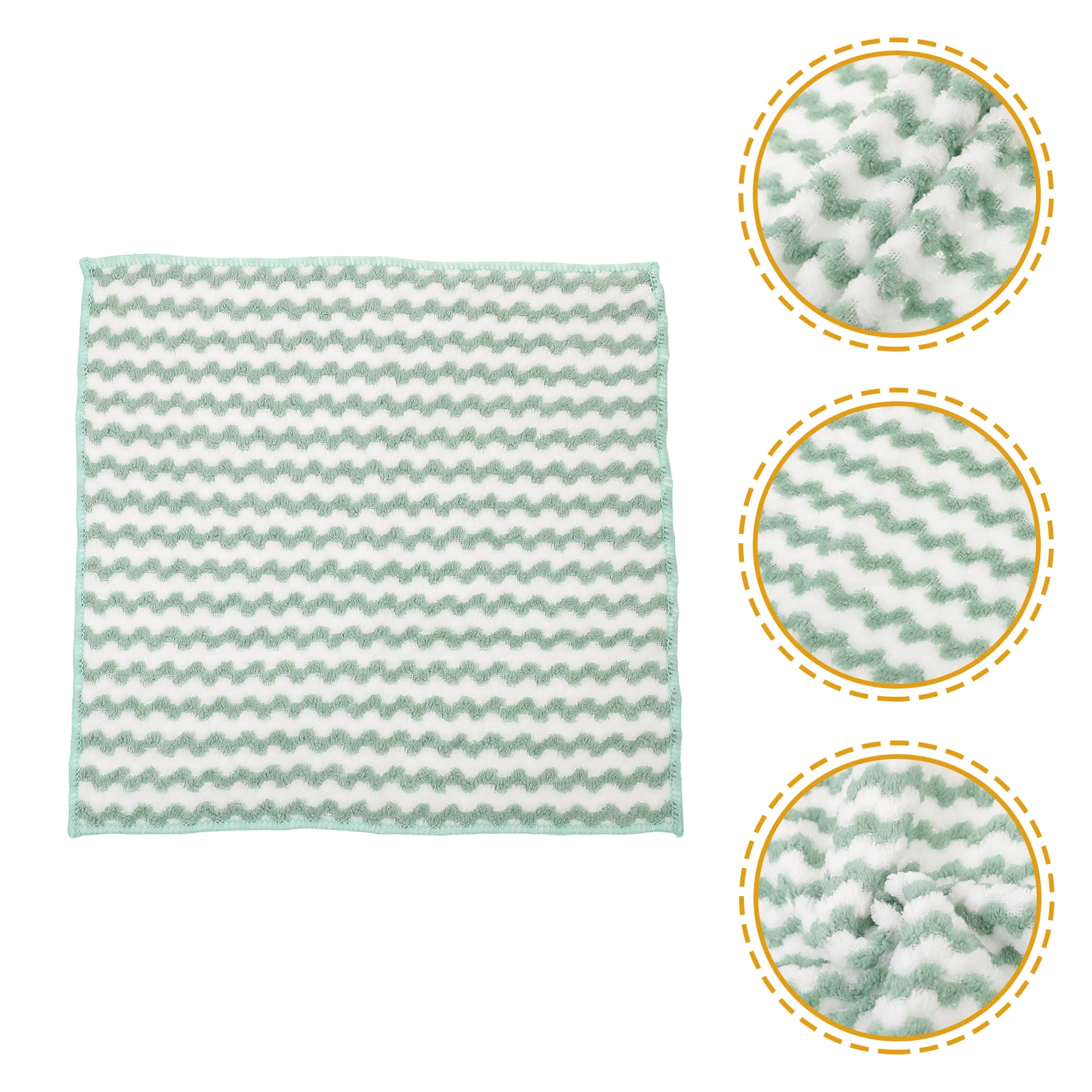 

Thick Towels Absorbent Cloth Green Large Size Cleaning Tools Oil Remover Reusable Washcloths Kitchen Duster Household