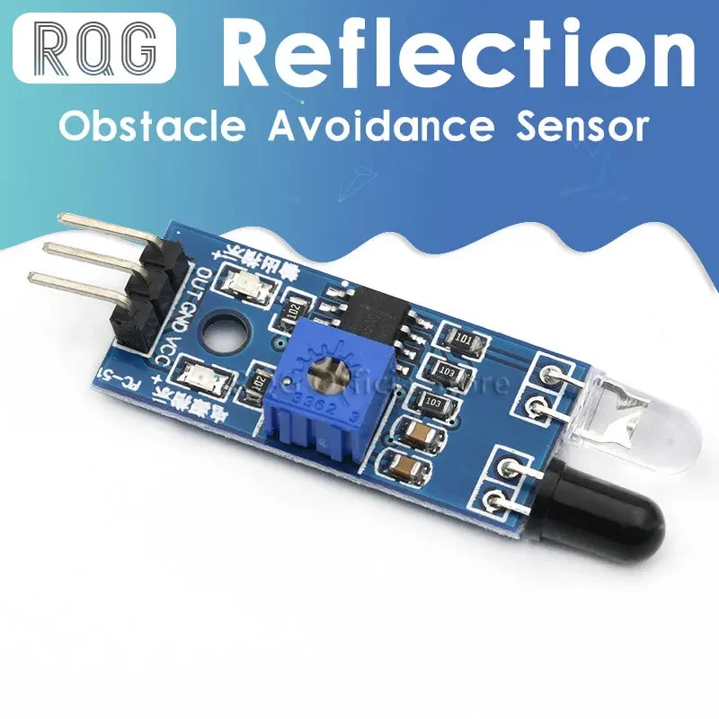 Умная-электроника-новый-модуль-датчика-обхода-препятствий-arduino-diy
