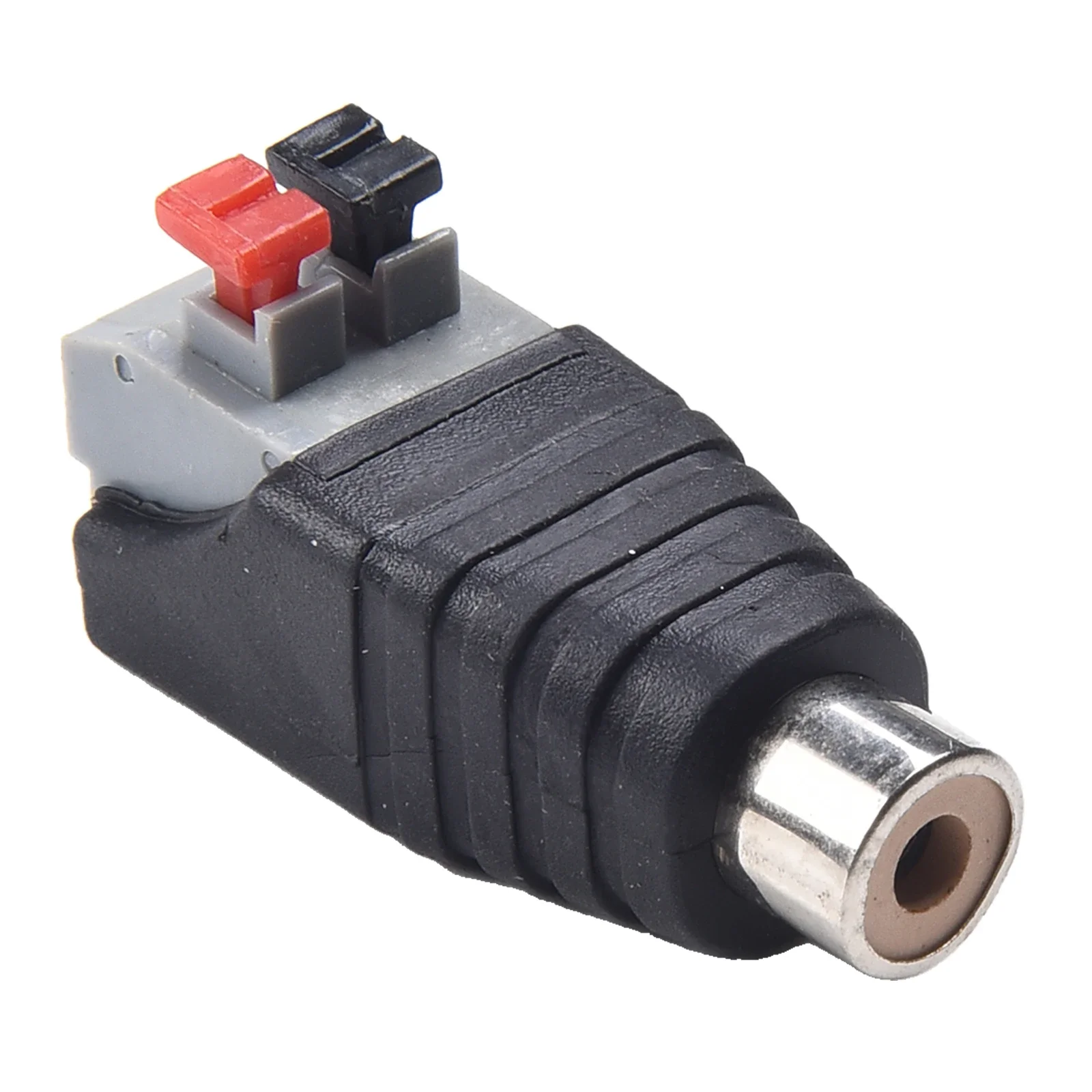 A/V Plug RC A Lotus Head Press Terminal Monitoring Accessories Welding-free Audio Connector Audio Male And Female Press Plugs