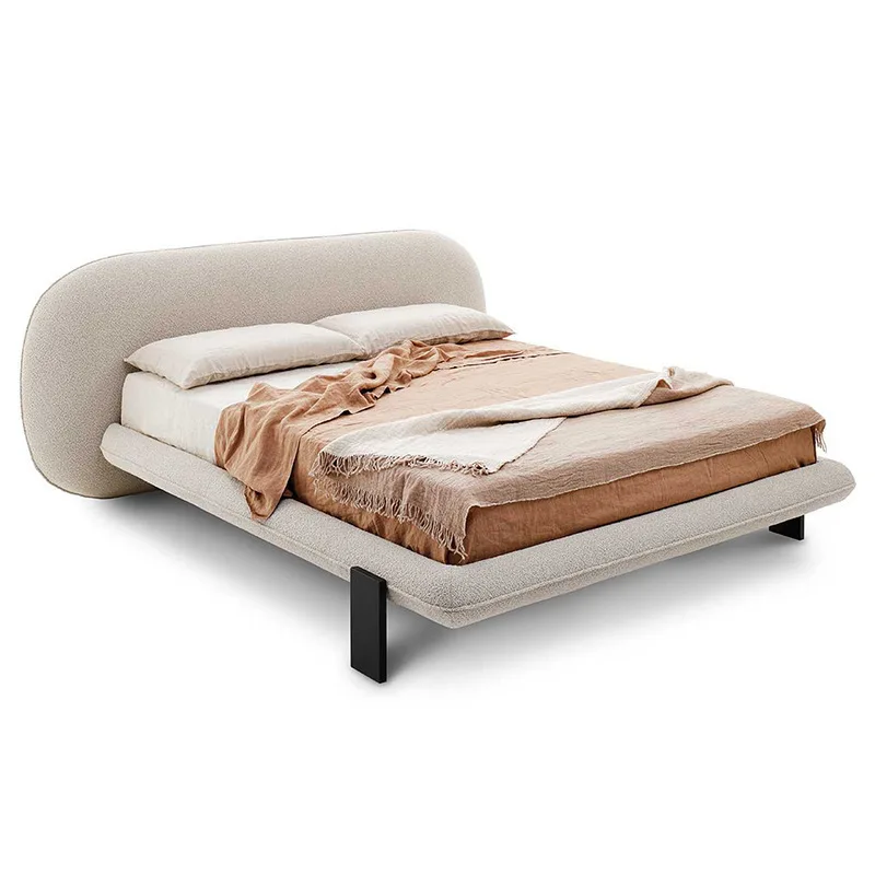 

Italian, minimalist, cream bed, Japanese, quiet, light luxury, modern