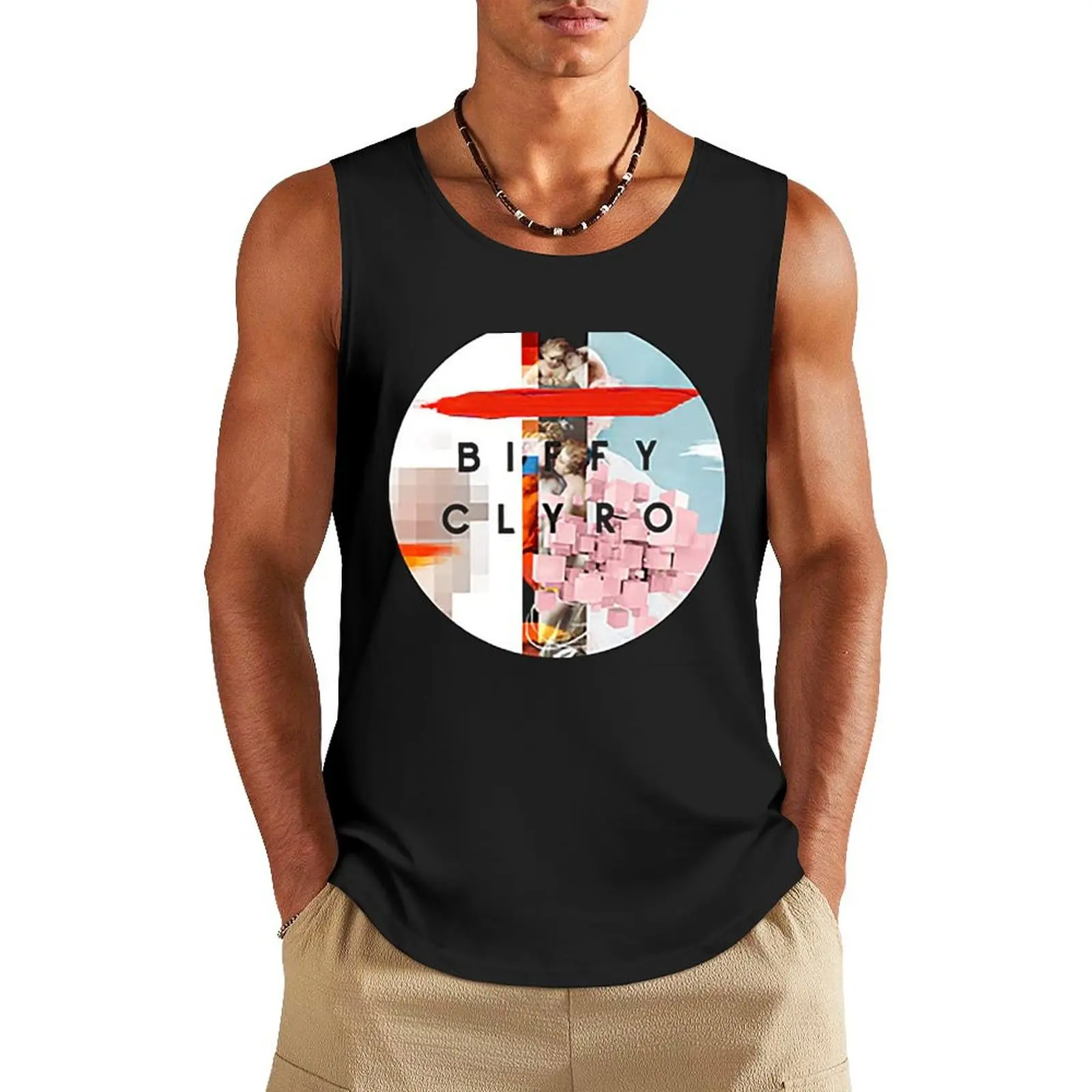 Biffy Clyro Tank Top men clothing Bodybuilding clothing man vest men clothes for men summer