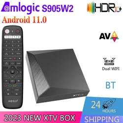 XTV AIR Meelo+ 4K UHD Android 11 2GB 16GB 4K HD IP Receiver 2GB 16GB Dual WiFi LAN 100M BT Smart TV BOX