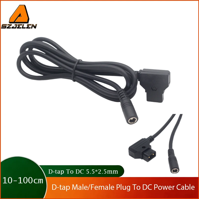

1PC Power Tap DTap D-Tap BTap Male/Female Plug to DC 5.5*2.5mm Female Plugs for Lights Lamps Monitors Cameras and More Devices