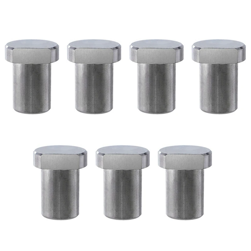 7Pcs Workbench Stoppers, Stainless Steel Limit Tenon Blocks, Fixed Woodworking Table Accessories