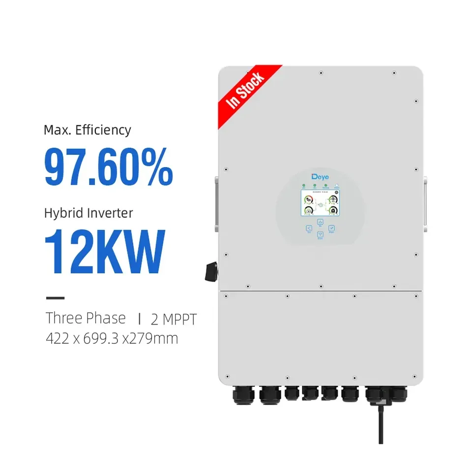 Deye SUN-12K-SG04LP3-EU Hybrid Solar Inverters 12kw 10kw 8kw 6kw 3 phase MPPT Soar Inverters