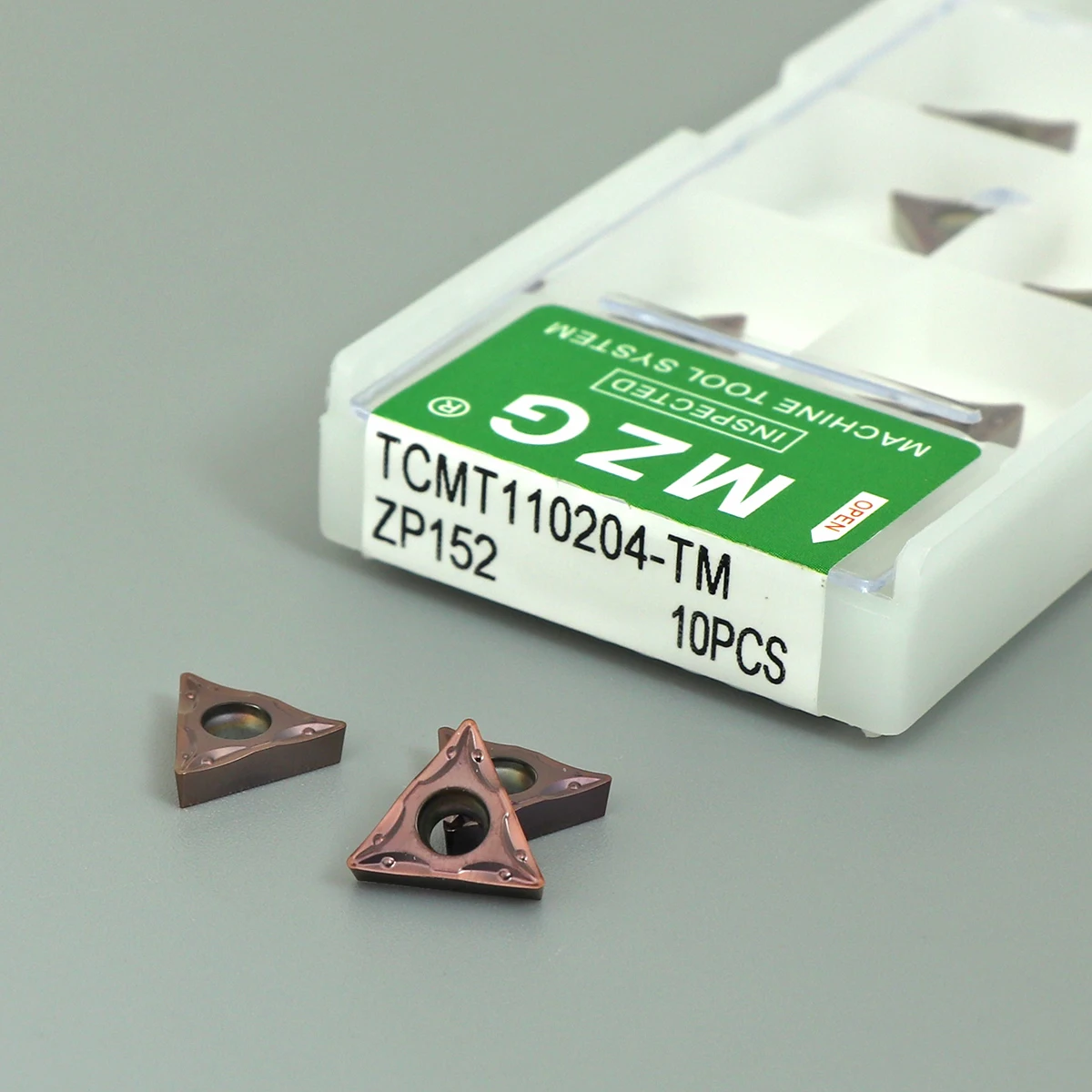 

Токарные держатели для токарного станка MZG TCMT 0902 110204 16T308 TM, твердосплавные втулки для стали, 10 шт.