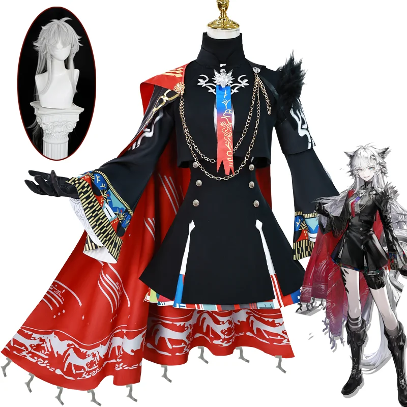 Arknights Lappland The Decadenza Women Cosplay Costume Lappland Cos Game Anime Party Uniform Hallowen Play Role Clothes Clothing