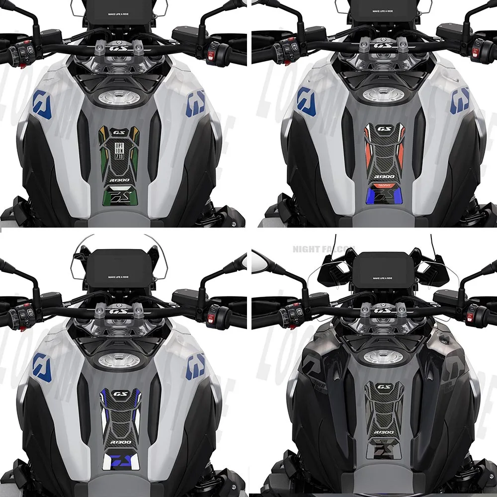 R1300GS Accessories Tank Mat 3D Epoxy Resin Protection Sticker Kit R1300 GS 2023 For BMW R1300GS R 1300 GS 2023 2024