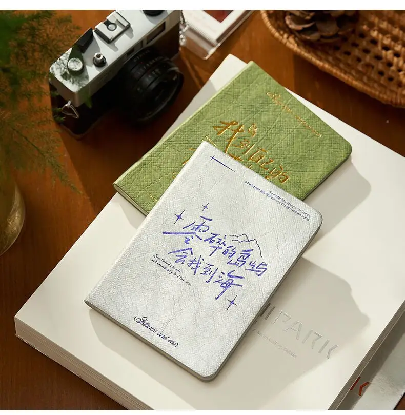 Tragbares, gepunktetes Tagebuch-Notizbuch im A6-Format – Tagebuchplaner mit Goldfolienprägung, Hardcover, Einfachheit, Eleganz, zeitlose Melodie-Serie – Detail 21