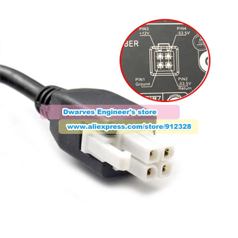 Imagem -06 - Adaptador do Liteon-poder Pa21211-lf para Cisco Adaptador do Poder 3410502-01 12v53.5v 1.55a 891f 896 890 4pin Genuíno