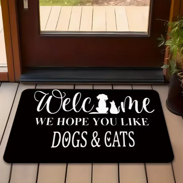 1 Set of Lake Patterned Welcome Door Mats Suitable for Decorating Living Rooms Bedrooms Kitchens Offices and Vacation Homes
