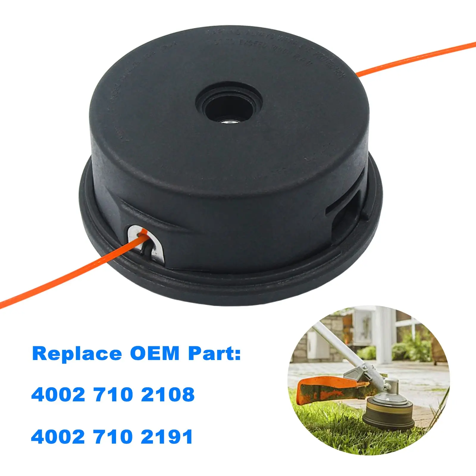 25-2 Bump Feed Trimmer Head 4002 710 2108 for Stihl FS55 FS55R FS56 FS56RC FS70 FS70R FS80 FS85 FS90 FS90R FS91R FS94R FS100RX