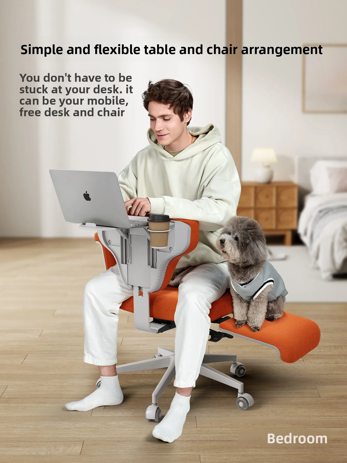 Freedom-X Freedom Chair Computer Office  Single Sofa Leisure Pet Swivel
