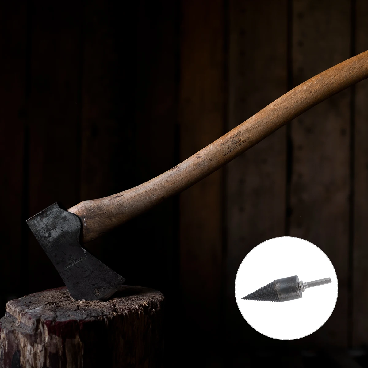 

32Mm Hexagonal Handle Electric Firewood Drill Bit Wood Splitting High Hardness Carbon Steel One-Piece Forged Rotary Hammer