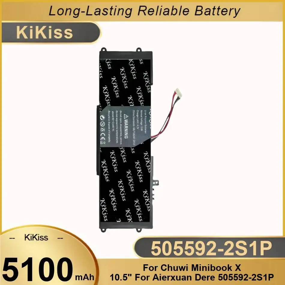 

Быстрая зарядка для ноутбука Chuwi Minibook X 10,5 дюймов Aierxuan Dere 505592-2S1P, аккумулятор 5100 мАч, высокая емкость