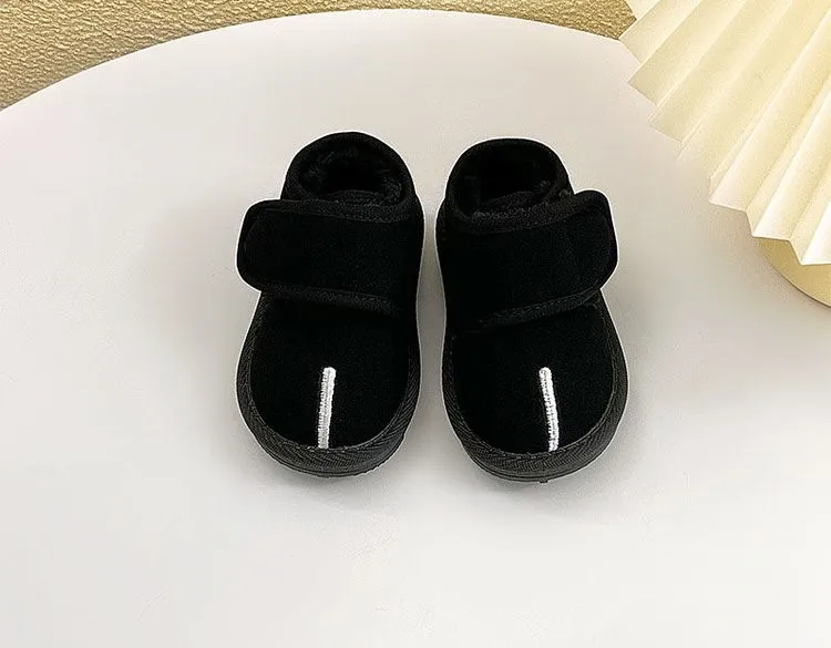 Bebê novo 2025 botas de neve de inverno quente de pelúcia da criança sapatos de algodão moda meninos meninas antiderrapante sola de borracha do bebê infantil botas de tornozelo