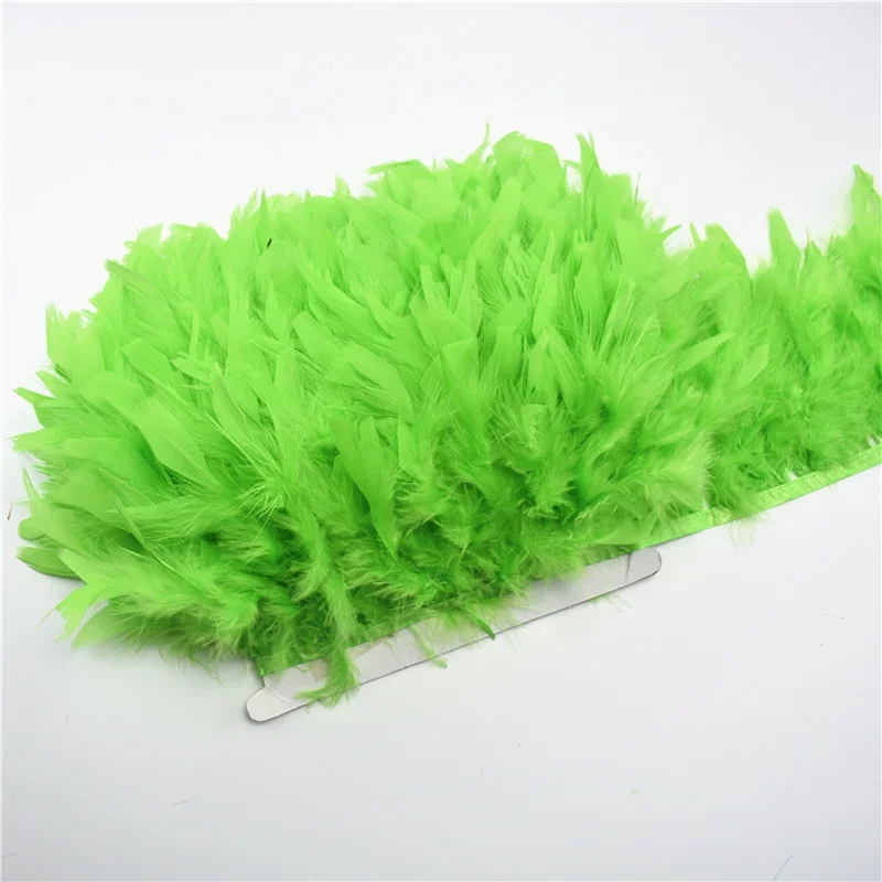2 Meter/Los Truthahnfeder-Borte, Fransenband 5-6" Marabou-Truthahnfeder-Borte für Röcke, Kleider, Hochzeitsdekoration und Accessoires – Detail 9