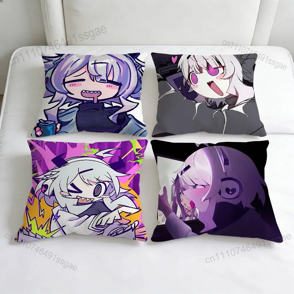 

Y-Yunyun Syndrome Qtie Fashion Square Pillow Case Durable Throw Pillow Cover for Sofa Couch Chair