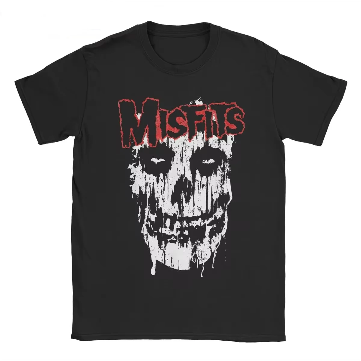 Misfits Skull For Mens Womens T Shirts Horror Tees Short Sleeve Crew Neck Loose And Comfortable T-Shirts Cotton Summer Clothes