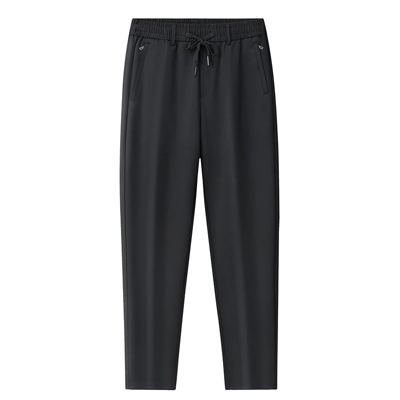 

Большие размеры 150 кг можно носить весну и осенью мужские черные повседневные брюки мужские высококачественные брюки оверсайз мужские большие размеры