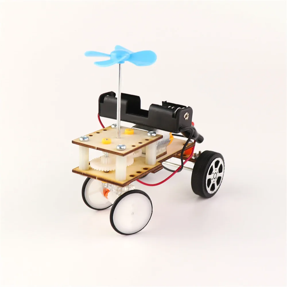 Physics STEM Technology Gadget Kids Science Toys Automatic Obstacle Avoidance Car Educational Toys for Children DIY Craft