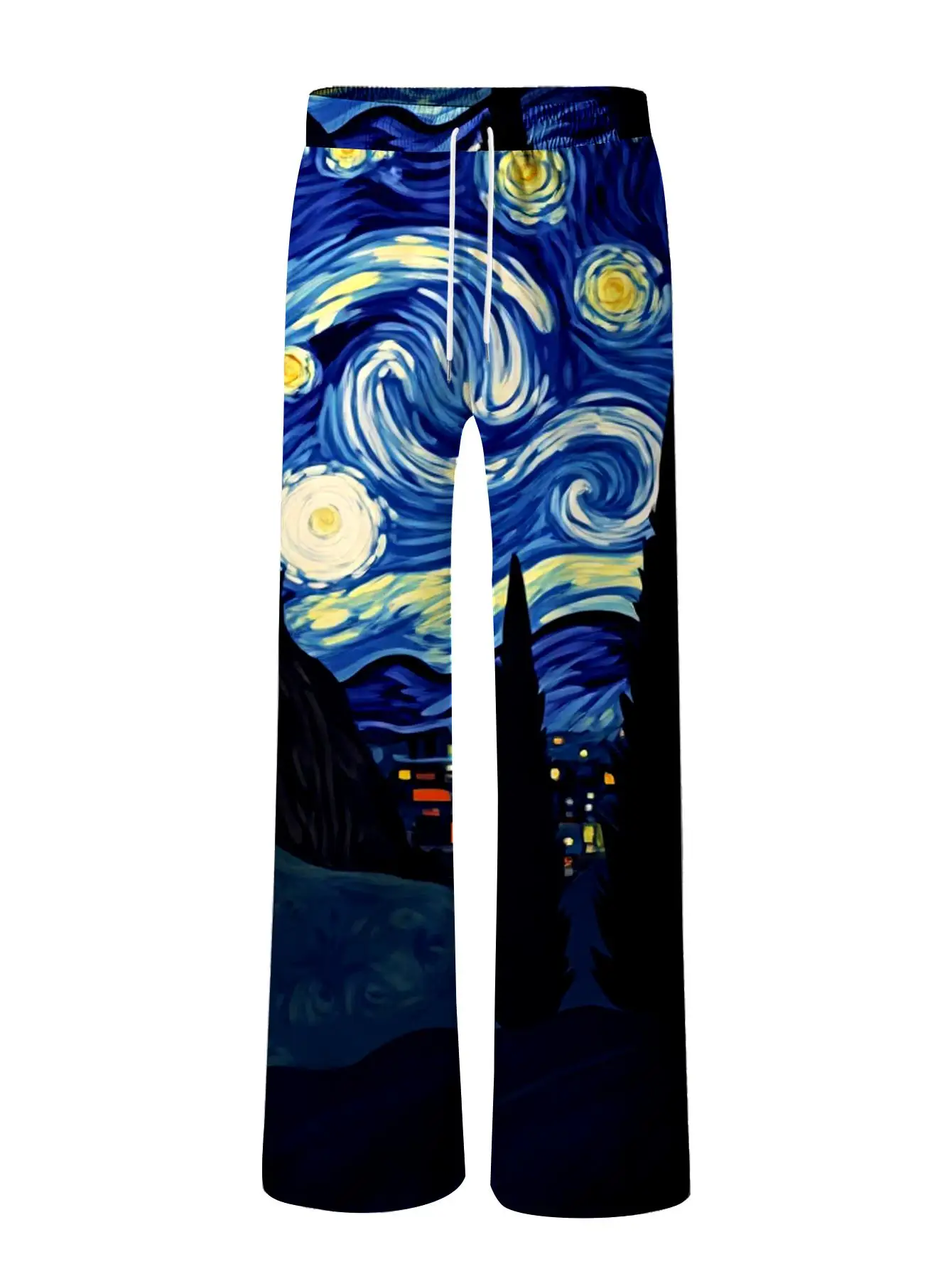 Men's Casual Long Pants 2026 Summer 3D Printed Goth Pant Baggy Mens Beach Spring Hip-Hop Cargo Pants Fashion