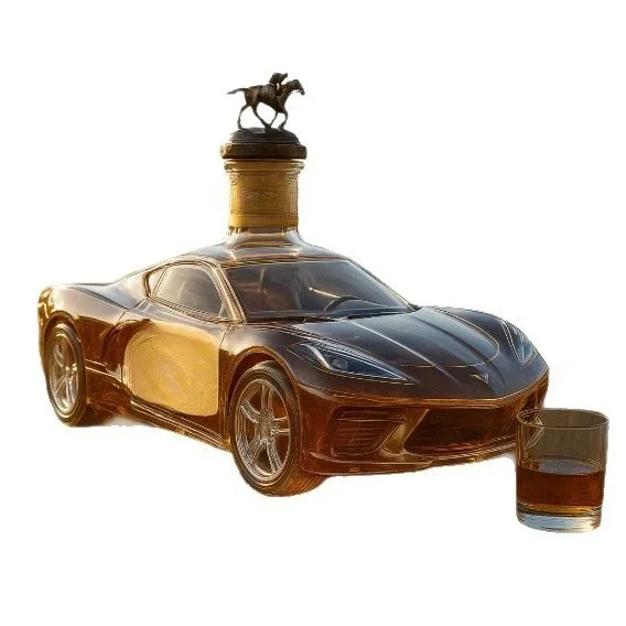 

Decanter glass wine bottle retro light luxury transparent