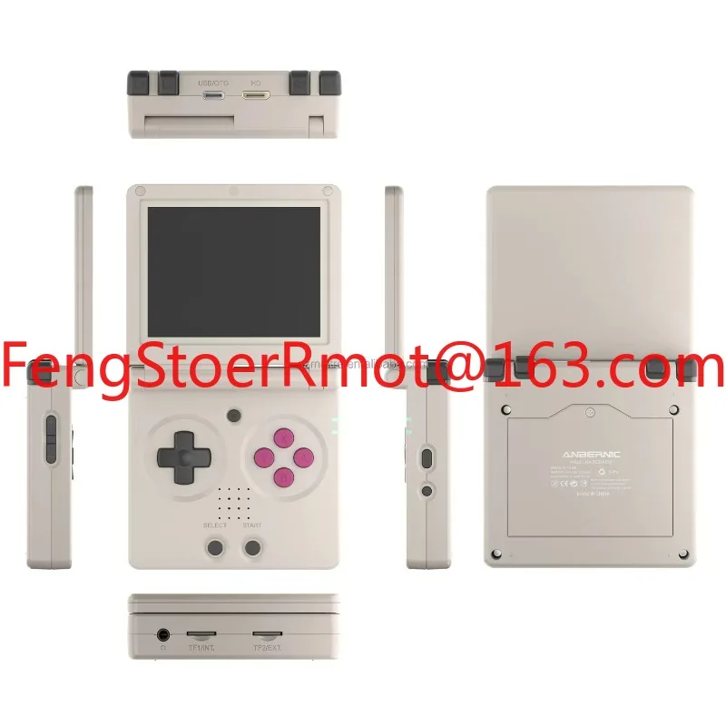 New Anbernic RG35XXSP 3300mAh Battery More 30 Emulators Build in Dual Speaker 64GB Memory Immersive Gaming Experience