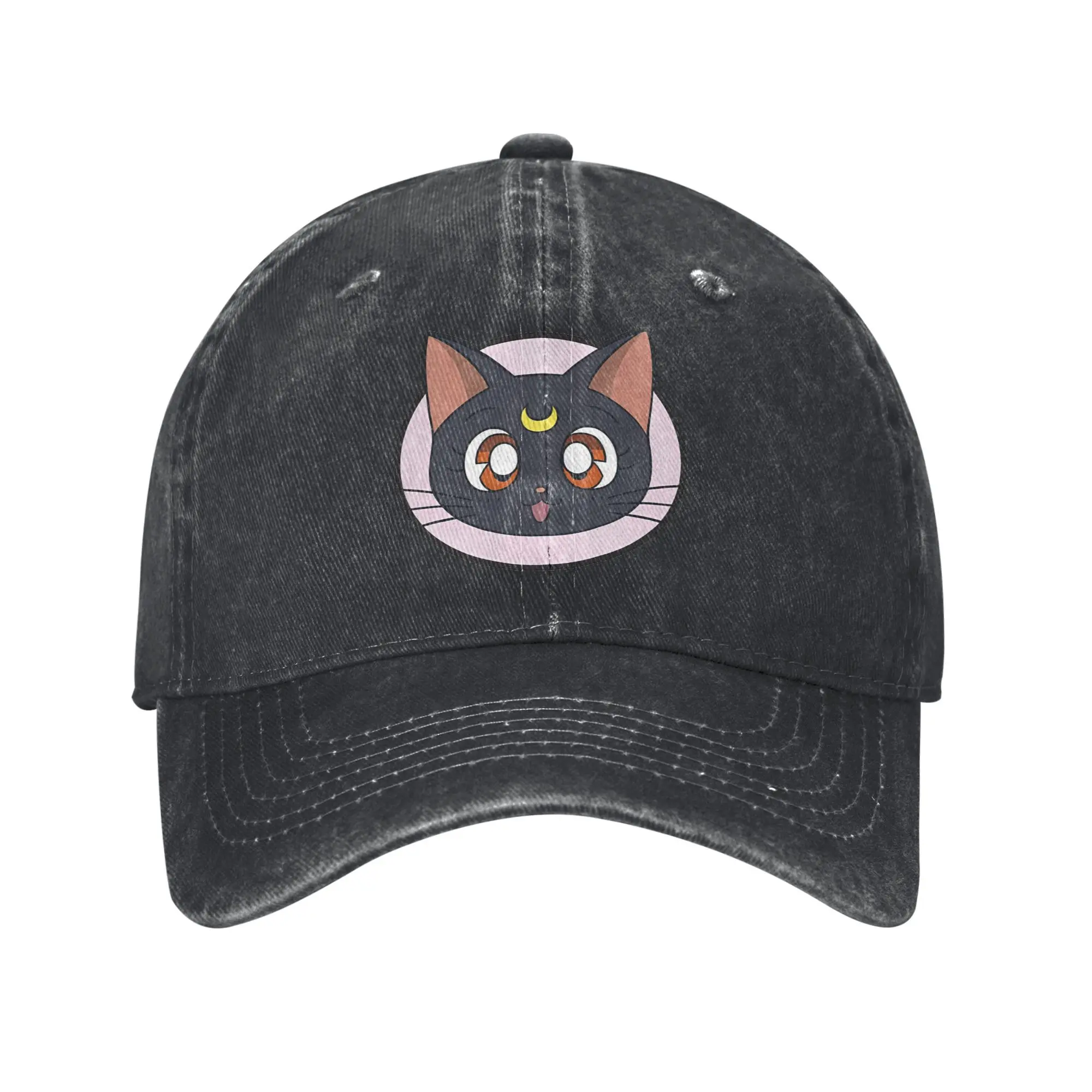 

Unisex Sailors Moons Luna girls anime Cap Accessories Baseball Cap Casual Trucker Hats Adjustable