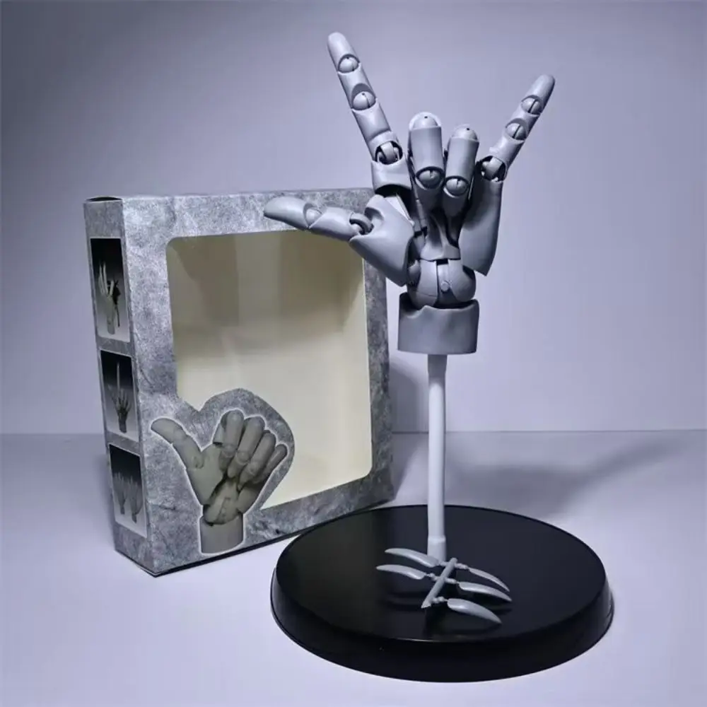 

Gift Fexible Hand Model Movable PVC Artist Mannequin Hand Shape With Posable Fingers 1:1 Mannequin Figure