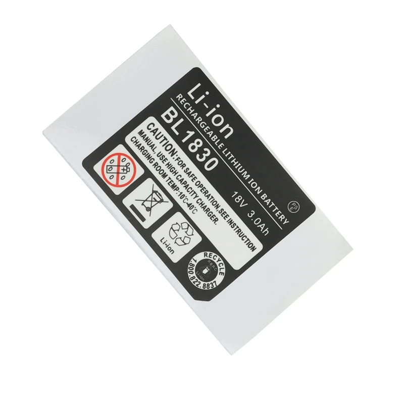 10 Sets Of BL1830 Label Lithium Ion Battery 18V Sticker Label Suitable For Makita 18V Battery Logo