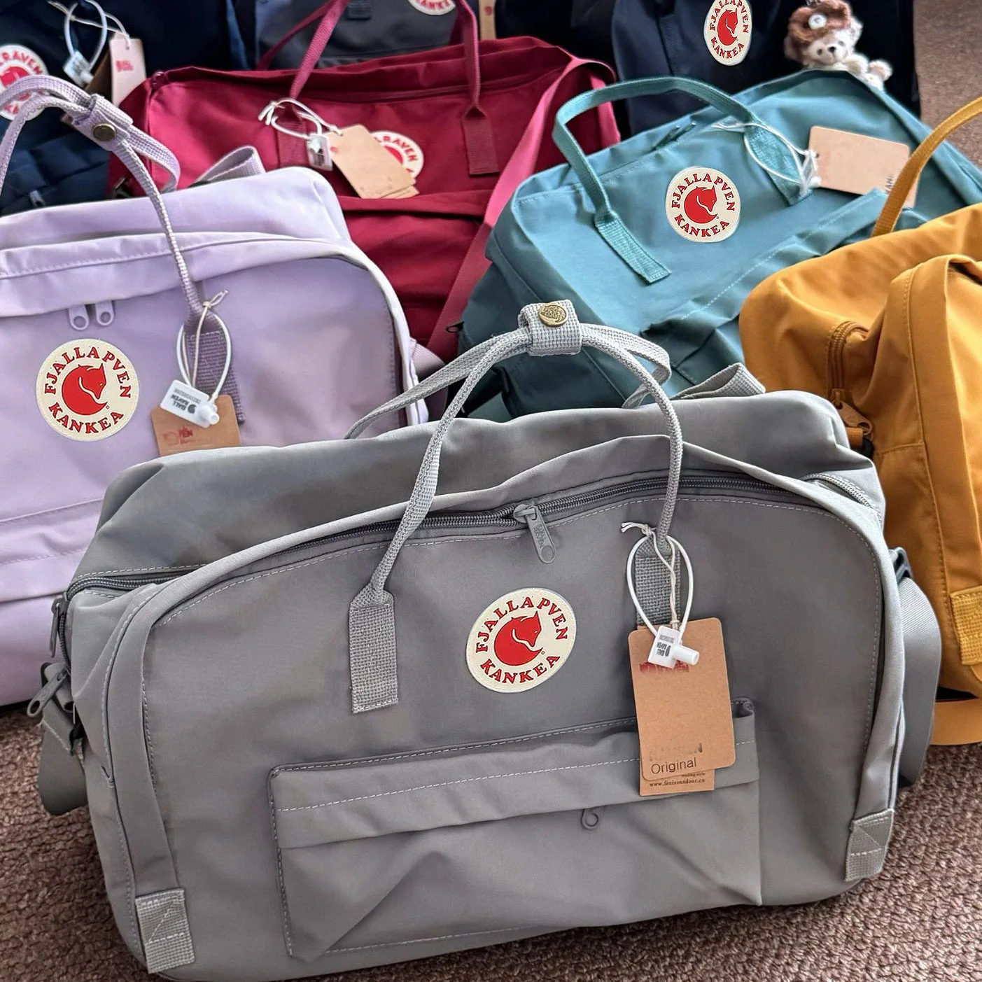 Fjallraven Kanken Weekender Backpack Large Capacity Gym Fitness Travel Bag Convertible Duffel Shoulder Rucksack Men Women