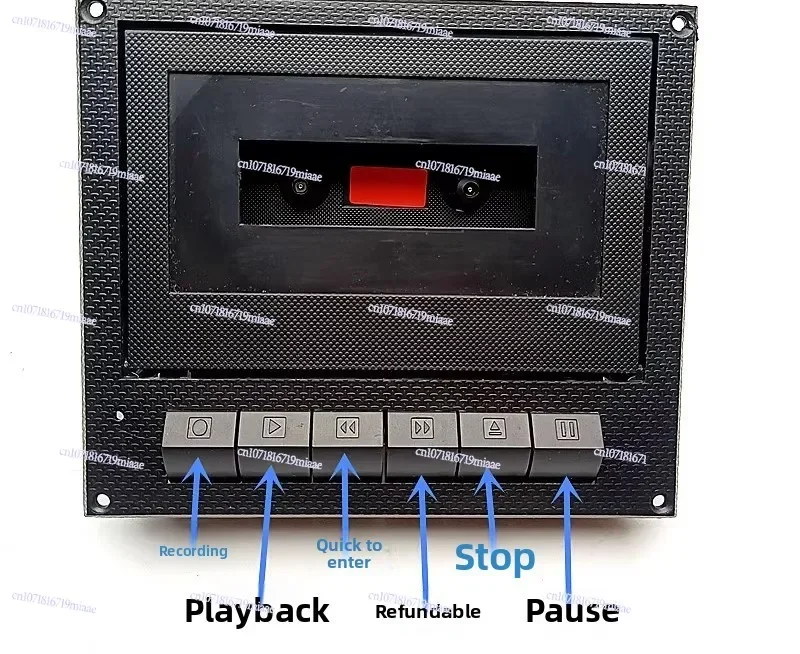 TA7668 Stereo Tape Recorder Head Front Amplification Board DIY Kit, Card Base Recorder
