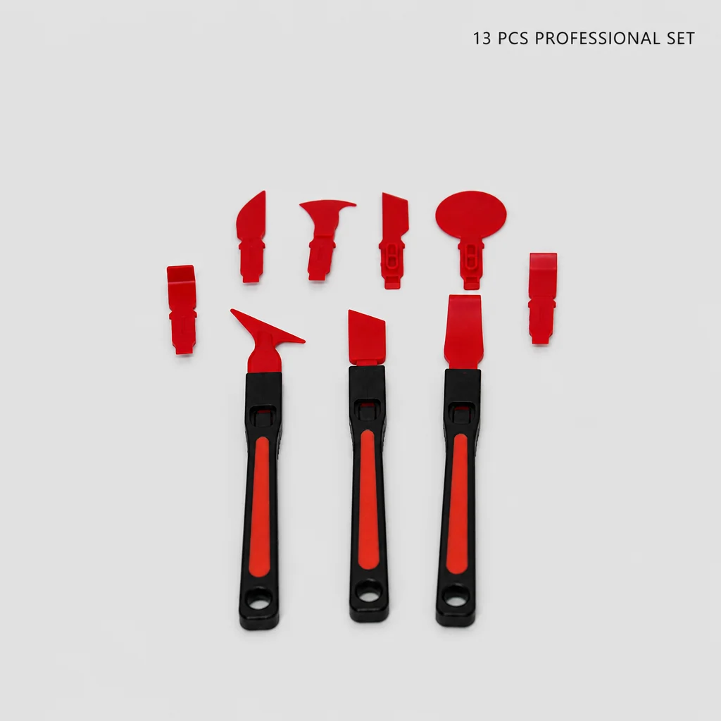 Professional Vinyl Wrap Tool Kit with Heat Resistant POM Squeegees And Replacement Heads for Car Tinting PPF Edge Tucking