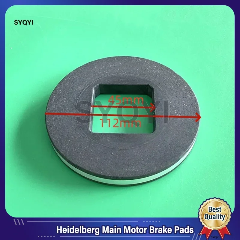 Heidelberg GTO52 PM52 SM52 Main Motor Brake Pads & Brake Discs 52 Motor Friction Plates