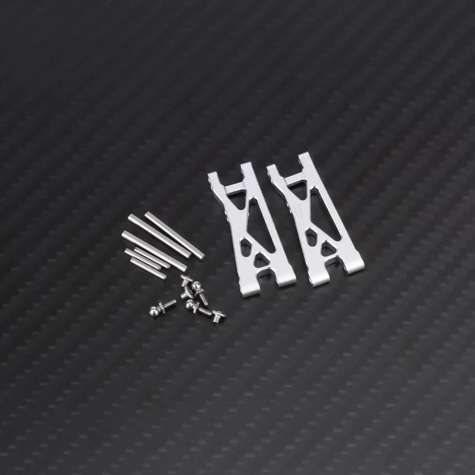 RCAWD para Micro-B juego de brazo de aluminio inferior trasero para Losi 1/24 Micro-B LOS00007T1 LOS00007T2 LOS-1392T1 LOS-1392T2 piezas mejoradas