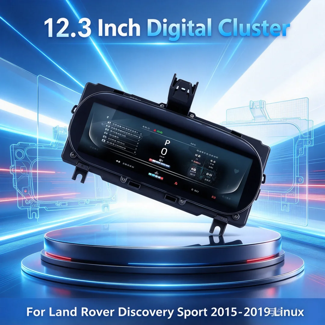 LCD Digital Cluster Instrument For Land Rover Discovery Sport 2015-2019 Dashboard Display Car Virtual Cockpit Speedometer Panel
