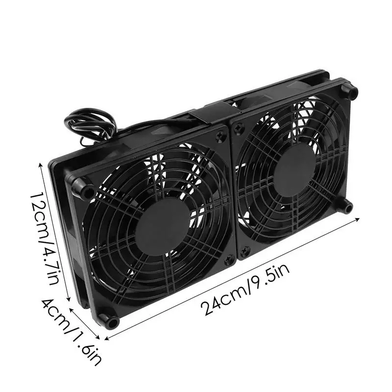 Router Fan PC Router Fan USB Powered Portable Cooling Fan USB Powered Computer Cabinet Cooler Blower Fan With Strong High