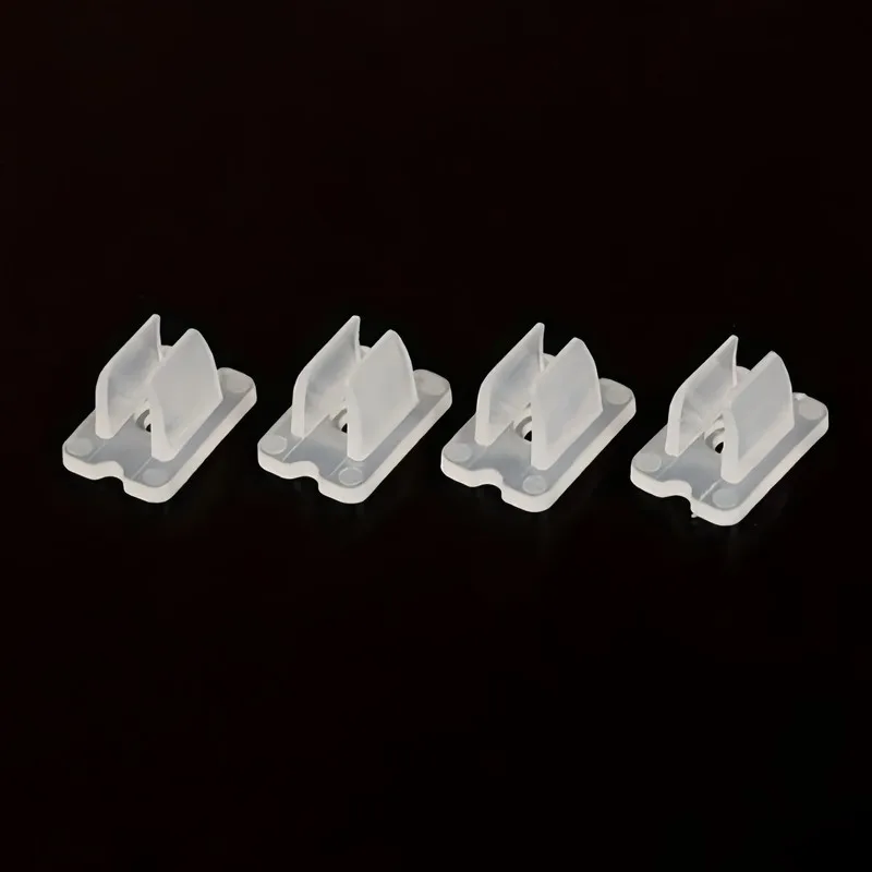 Invisible LED Strip Clips 48 pcs, Self-Adhesive Backing, for Living Room and Bedroom Decor Lighting, Easy Install, Reusable