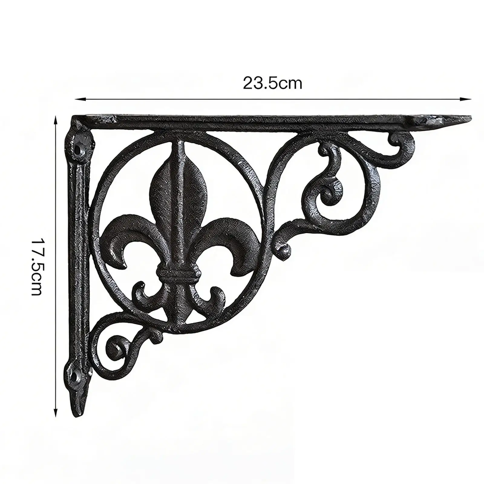 Premium Metal Shelf Bracket Vintage Wall Mounted Hardware for Creative Storage Solution