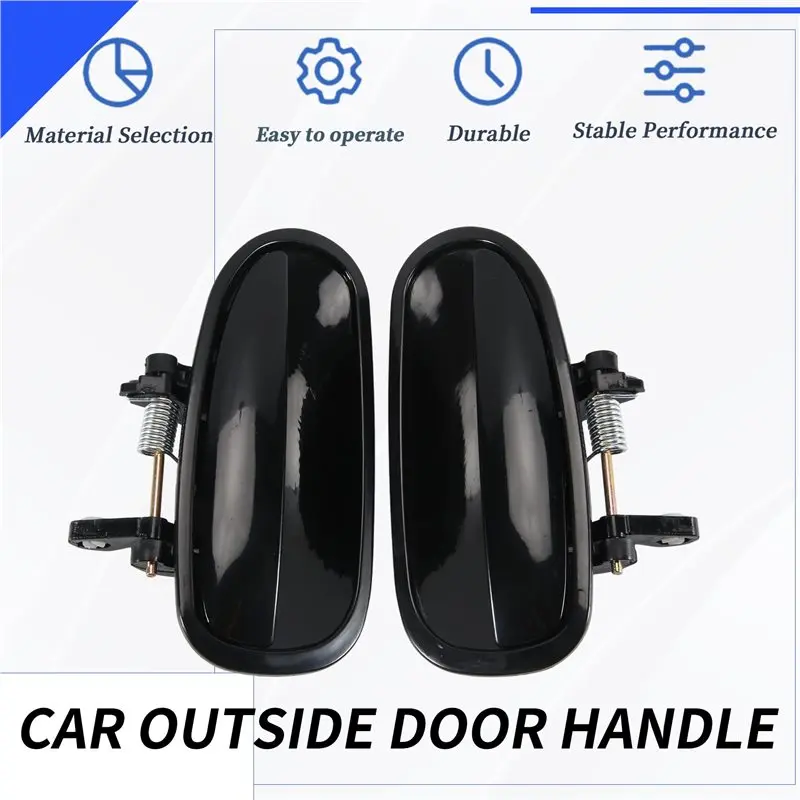 A21Q -2Pcs Car Outside Exterior Door Handle For Honda Civic EK3 1996 1997 1998 1999 2000 view 6