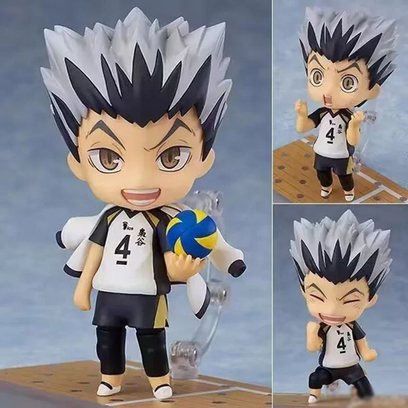 

Anime Bokuto Toys Haikyuu Action Figure Mini Kotaro Bokuto Figures #719 Nendoroid Movable Figurine PVC 10cm Decoration Gifts