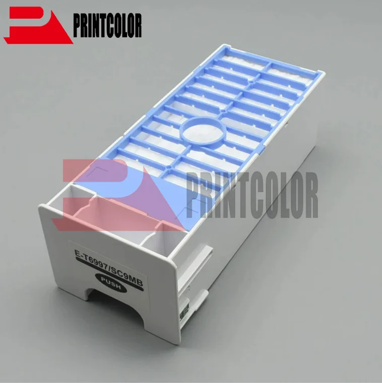1 caja de mantenimiento de repuesto Epson T6997 utilizada para Epson T3400 T3470 T5475 P6000 P9000 P9500 P9570