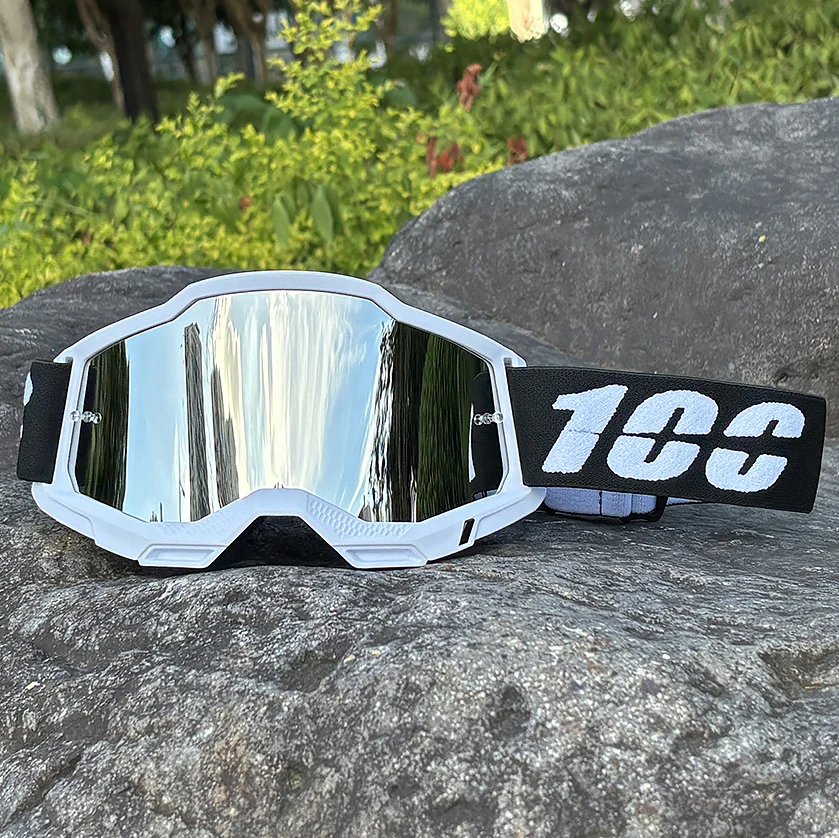 100 Motorrad Brille Männer Motocross Brille Helm MX Moto Dirt Bike ATV Ski Outdoor Sport Glas Roller Googles Maske Radfahren