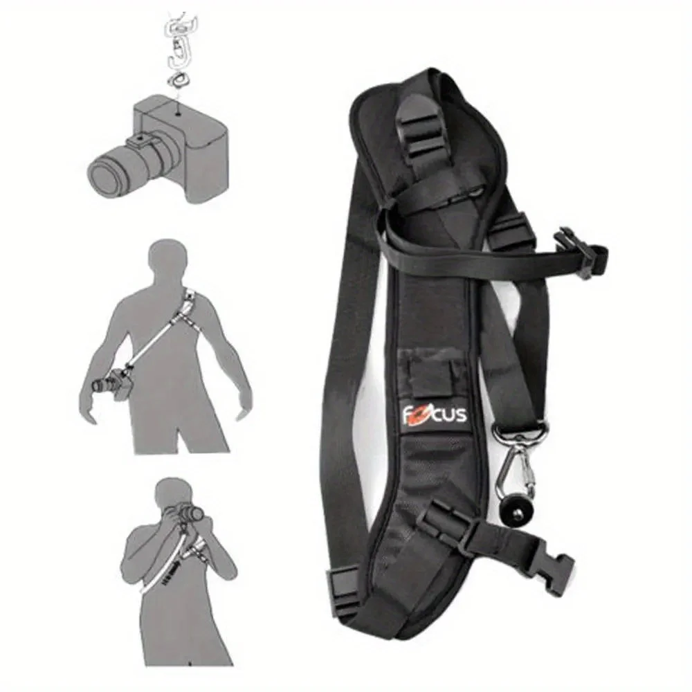 Portable Camera Quick Rapid Camera Sling Strap Shoulder Strap for Canon Nikon Sony DSLR SLR Cameras  Neck Strap Belt