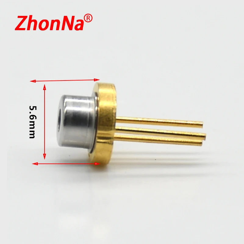 HighPower Red Laser Diode 638nm700mW DIY ModulePackage TO56 Number ZN-LDR-009 ​​DIY Optic Sensor Light EmittingTube φ5.6mm (New)