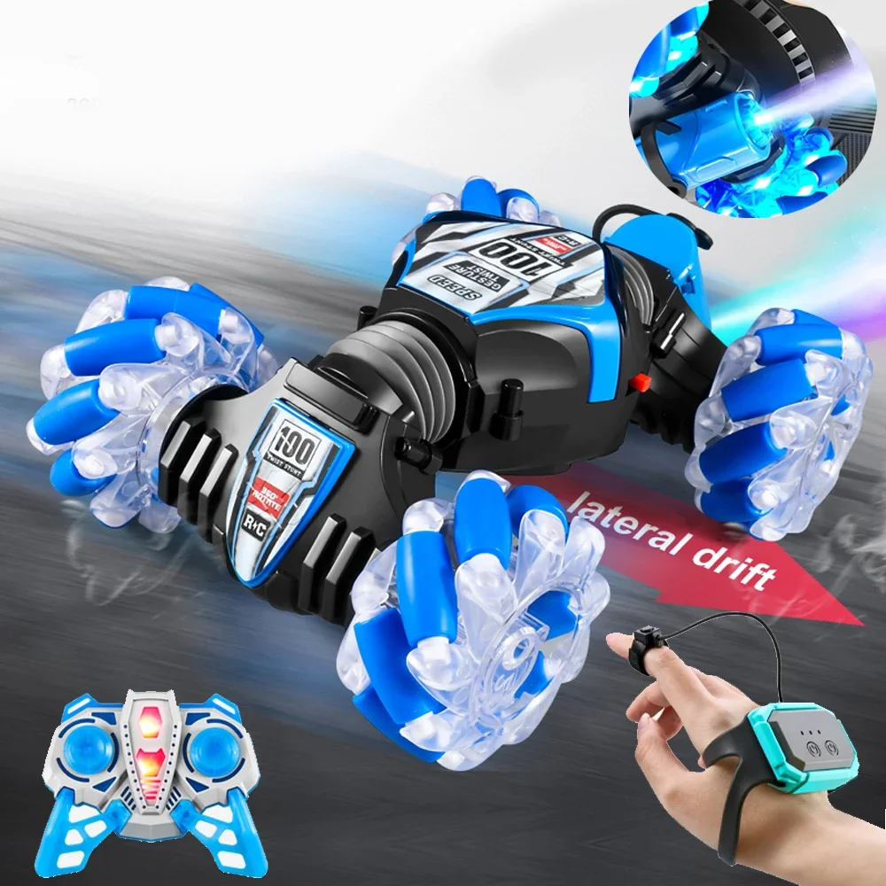 

3PCRemote Control Car RC Gesture Sensing Stunt Car Drift Spray High Speed 360° Off Road Cars for Kids Boys Girls Gifts Auto Toys